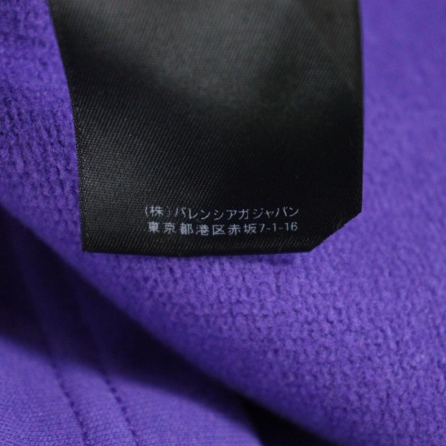 BALENCIAGA バレンシアガ ラインストーン プルオーバースウェットパーカー フーディー パープル 670946 BALENCIAGA（バレンシアガ） ラインストーン プルオーバースウェット
