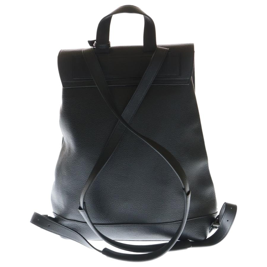 購入証明書付き サンローラン パリ ロゴ　チャーム リュック レザー ブラック 購入証明書付き サンローラン パリ ロゴ チャーム リュック レザー