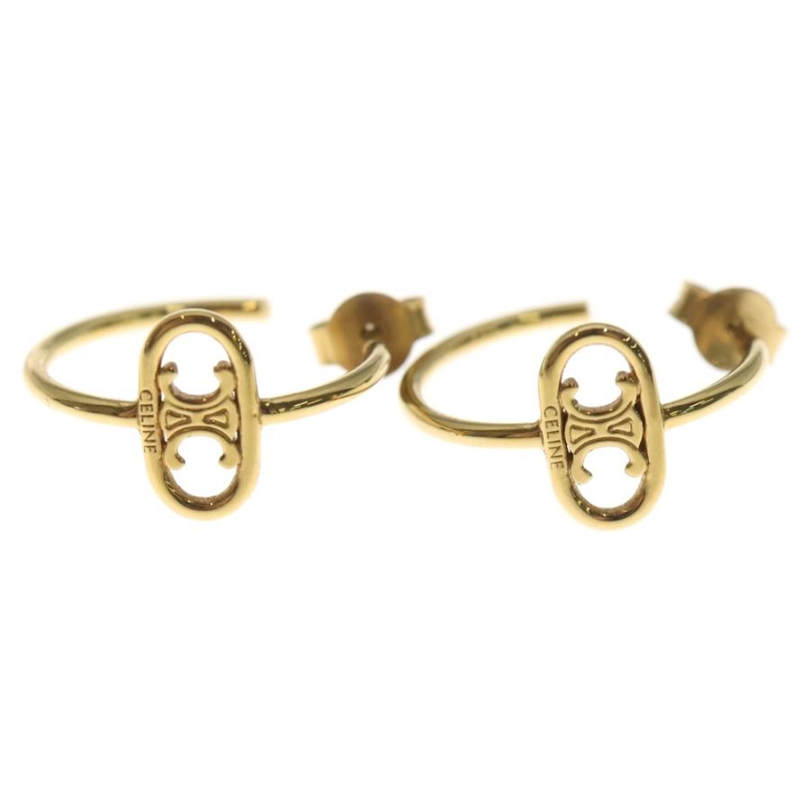 CELINE（セリーヌ） トリオンフ フープピアス ゴールド GP : BRING