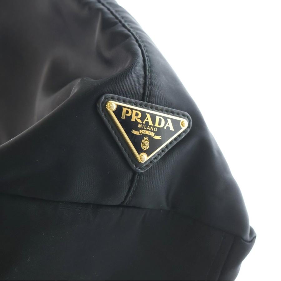 PRADA（プラダ） リボンモチーフ トートバッグ ハンドバッグ ブラック