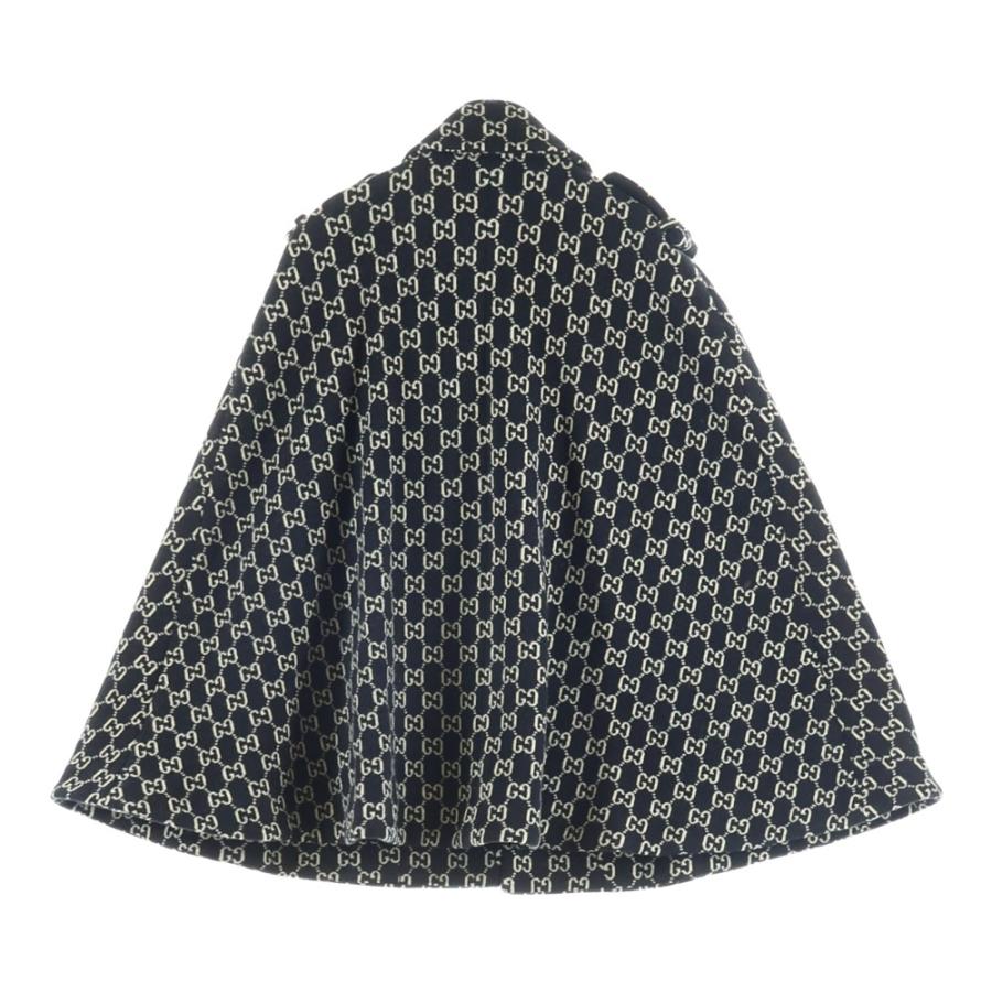 GUCCI（グッチ） GGジャガード フェルトウール ケープ コート