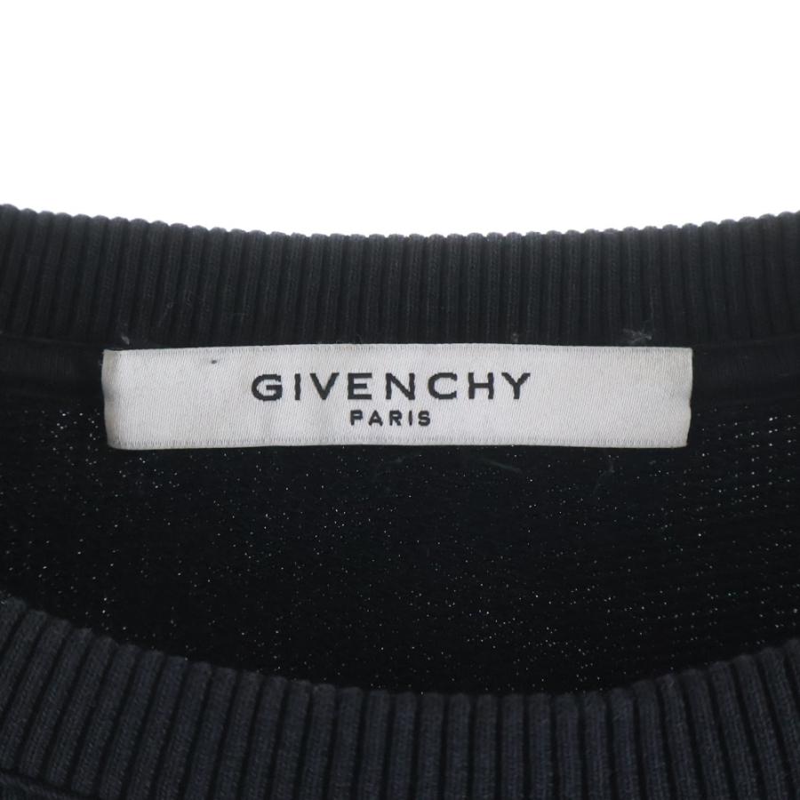 GIVENCHY ジバンシィ FREEDOM フリーダムロゴスウェットトレーナー ブラック_5