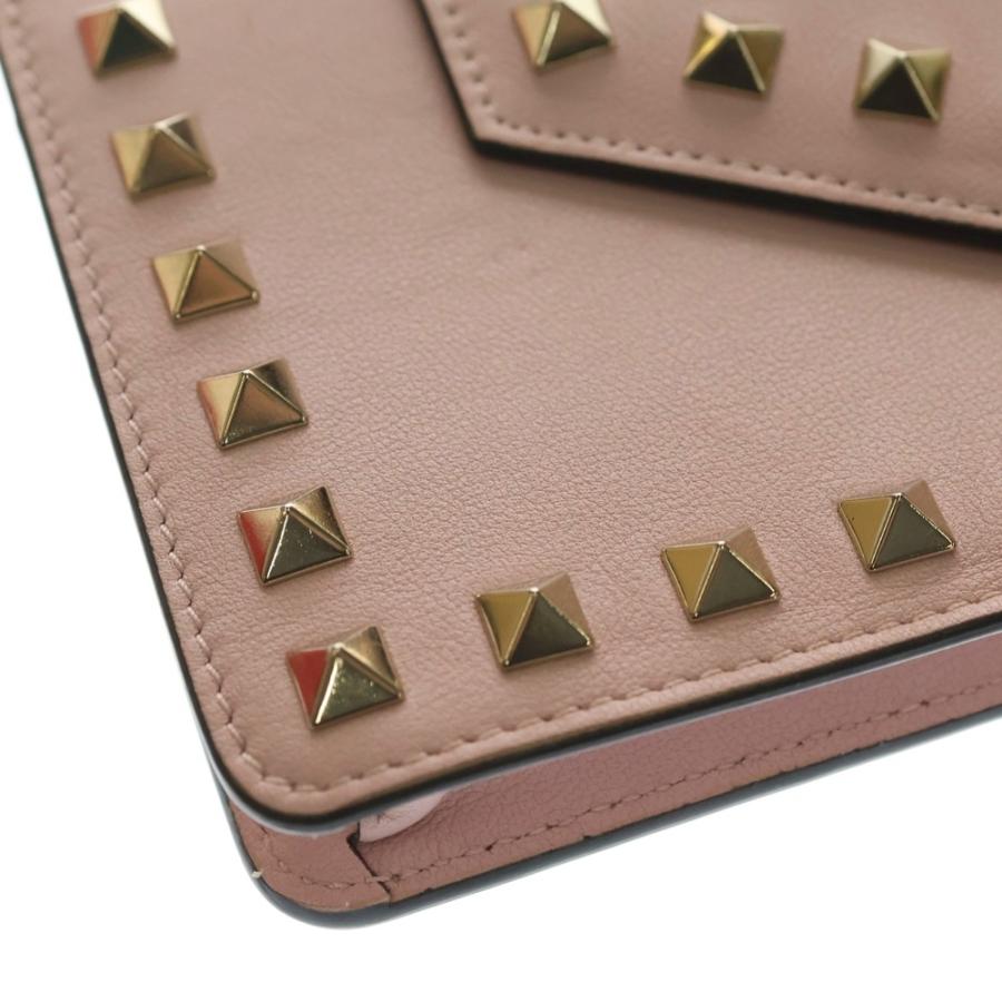 VALENTINO ヴァレンティノ ガラヴァーニ ロックスタッズ ショルダーバッグ ミニバッグ ピンク レザー RW2P0Q13BOL ゴールド金具 VALENTINO（ヴァレンティノ） ガラヴァーニ ロックスタッズ ショルダー