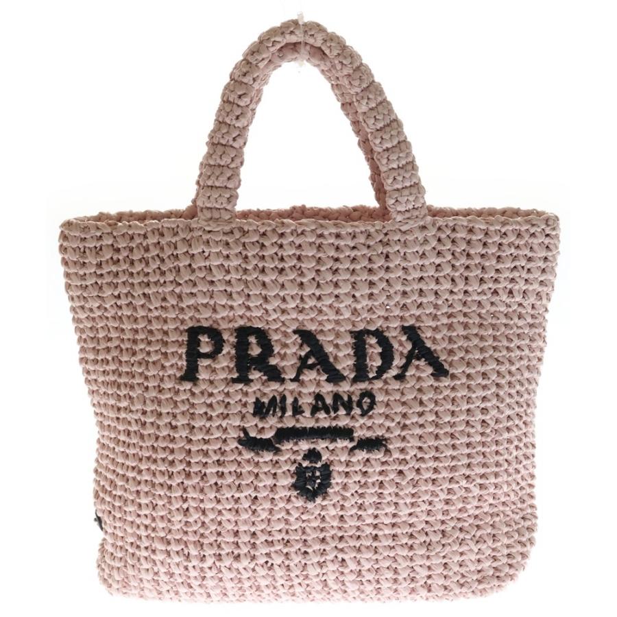 PRADA（プラダ） クロシェ ハンドバッグ トートバッグ カゴバッグ