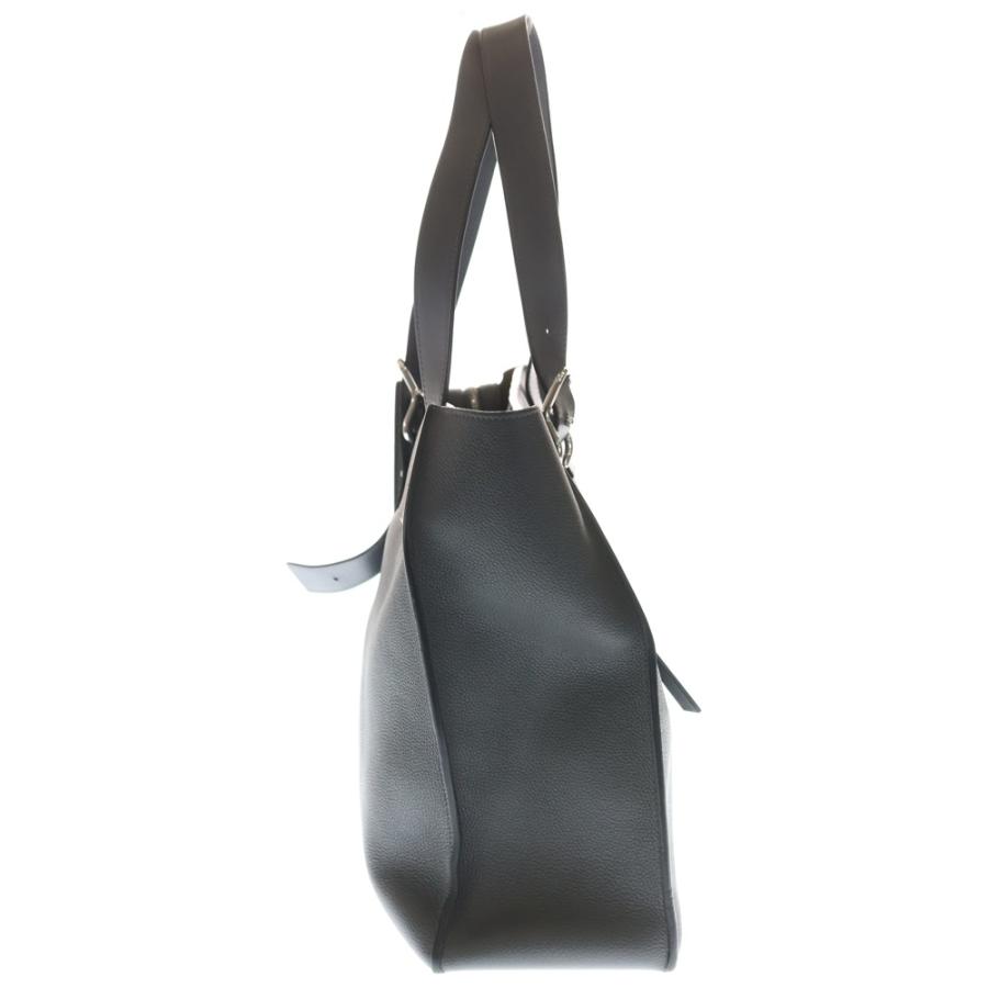 LOEWE（ロエベ） バックル トートバッグ ハンドバッグ ダークグレー