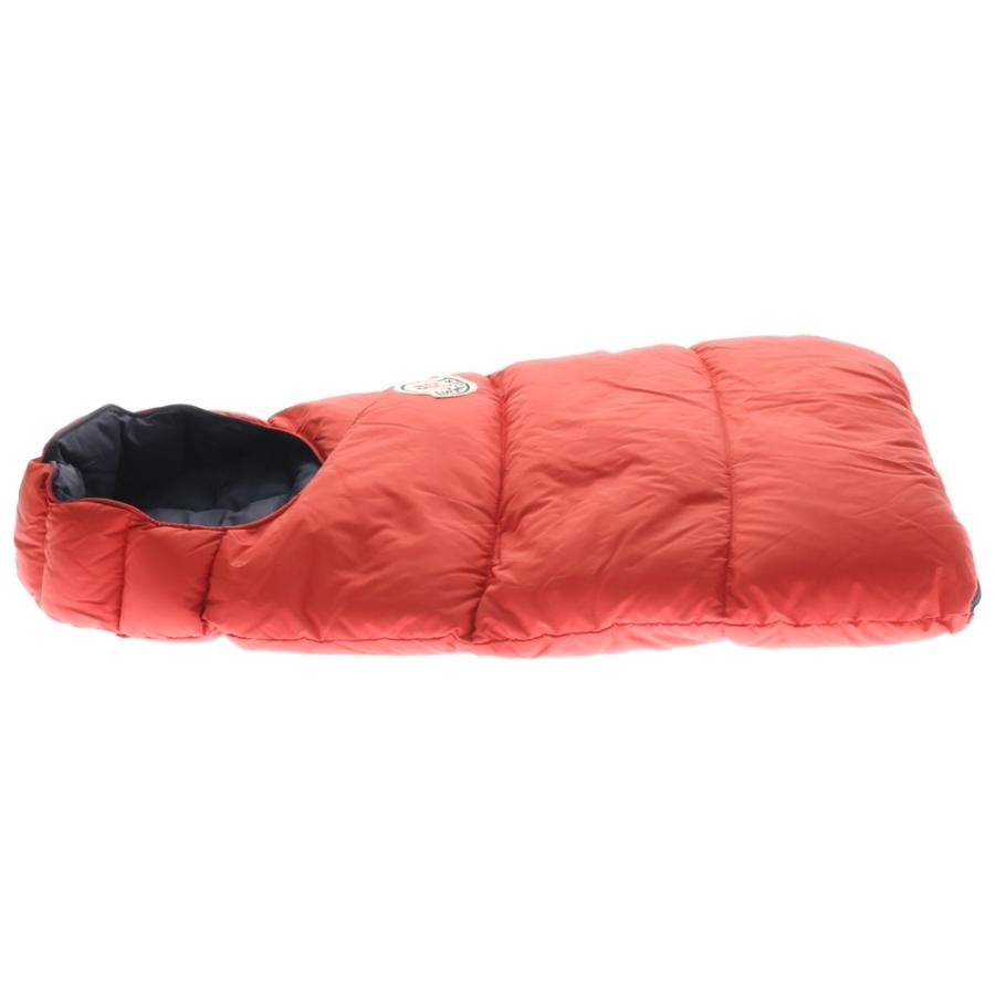 MONCLER（モンクレール） ワッペンロゴ ダウン おくるみ レッド キッズ 
