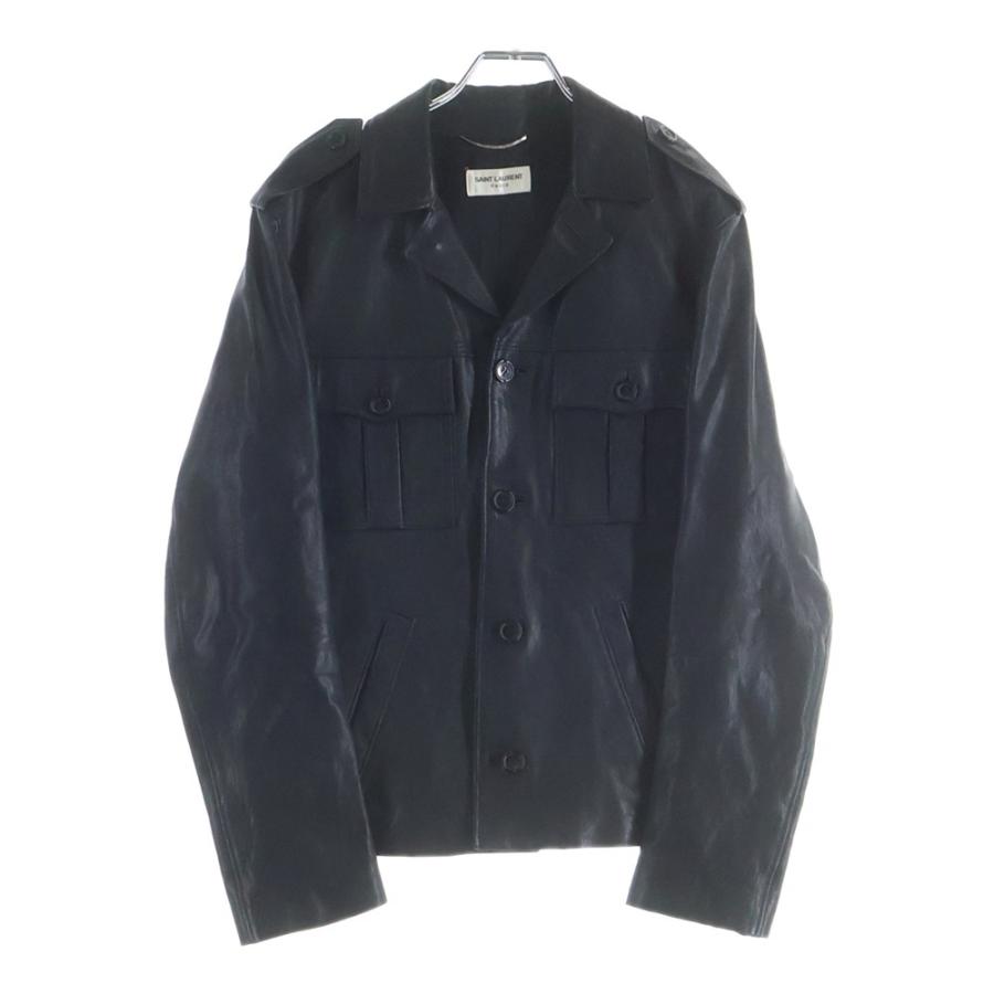 SAINT LAURENT サンローランパリ 15SS エディスーツ ブラック SAINT LAURENT PARIS サンローランパリ 15SS ラムスキン レザー