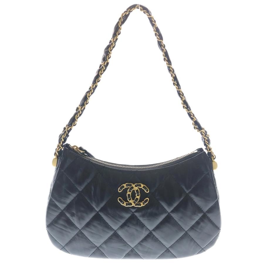 CHANEL（シャネル） シャネル19 ホーボー ハンドバッグ カーフスキン