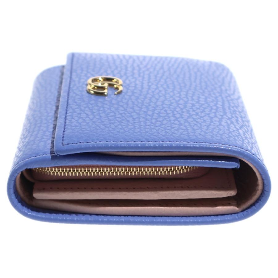 GUCCI　3つ折り財布　GGマーモント　グッチ　ブルー GUCCI 3つ折り財布 GGマーモント グッチ ブルー 楽天市場】gg