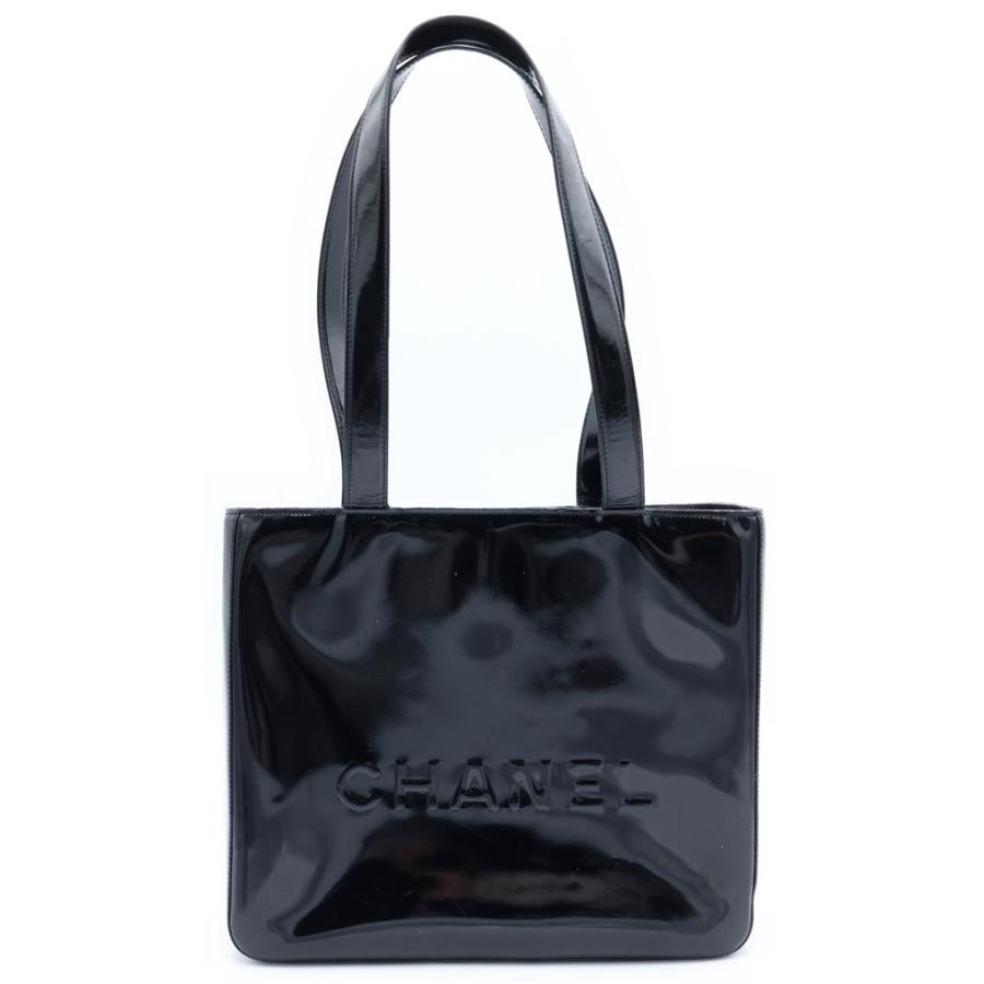 CHANEL（シャネル） ロゴハンドバッグ ミニトートバッグ ブラック 