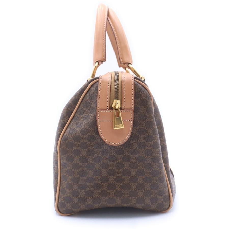 CELINE（セリーヌ） マカダム PVC レザー ハンド ミニボストンバッグ