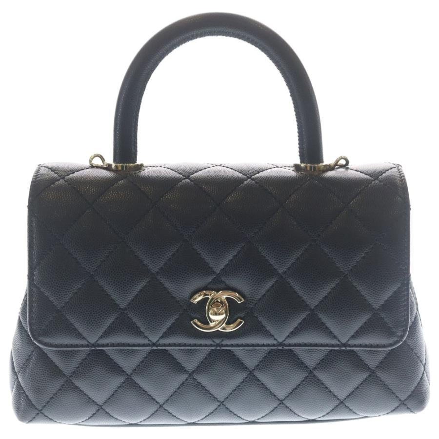 CHANEL（シャネル） ココハンドル24 XS ココマーク キャビアスキン