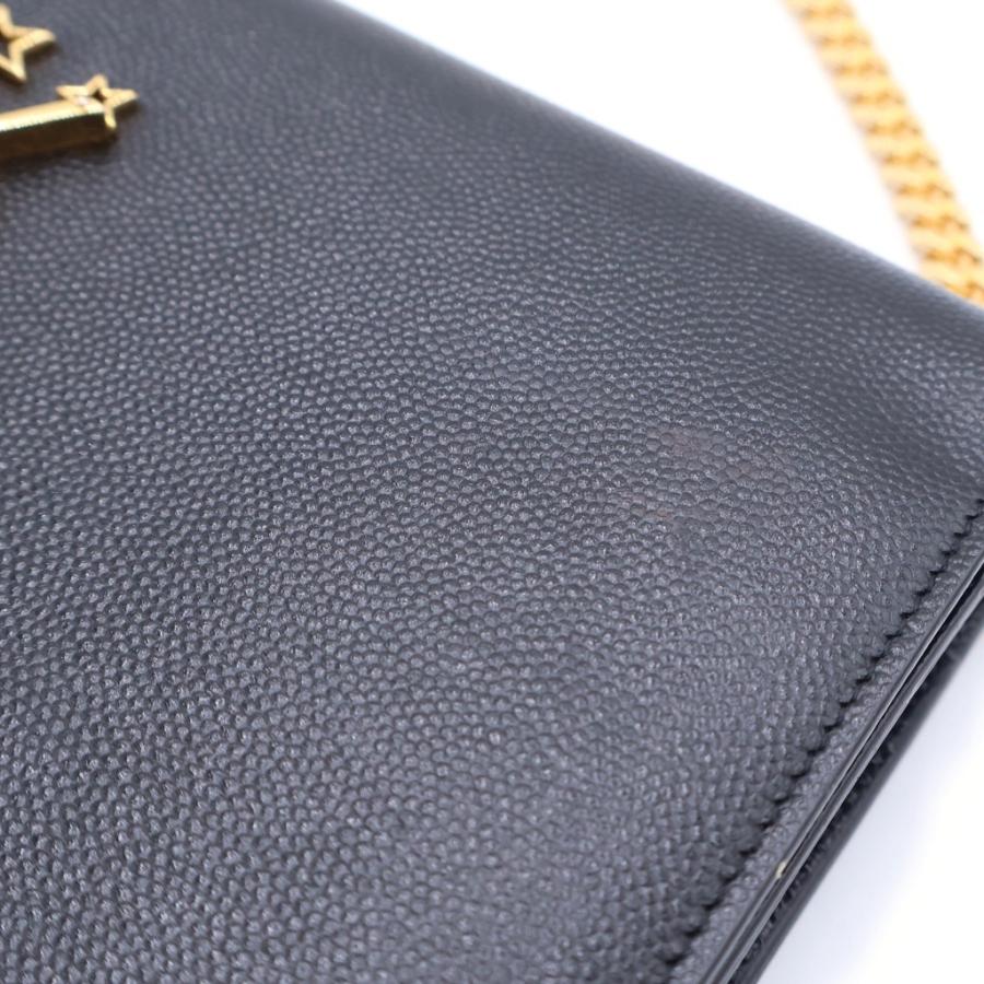 SAINT LAURENT PARIS スタースタッズ チェーンウォレット SAINT LAURENT PARIS サンローランパリ スターロゴチェーンショルダー