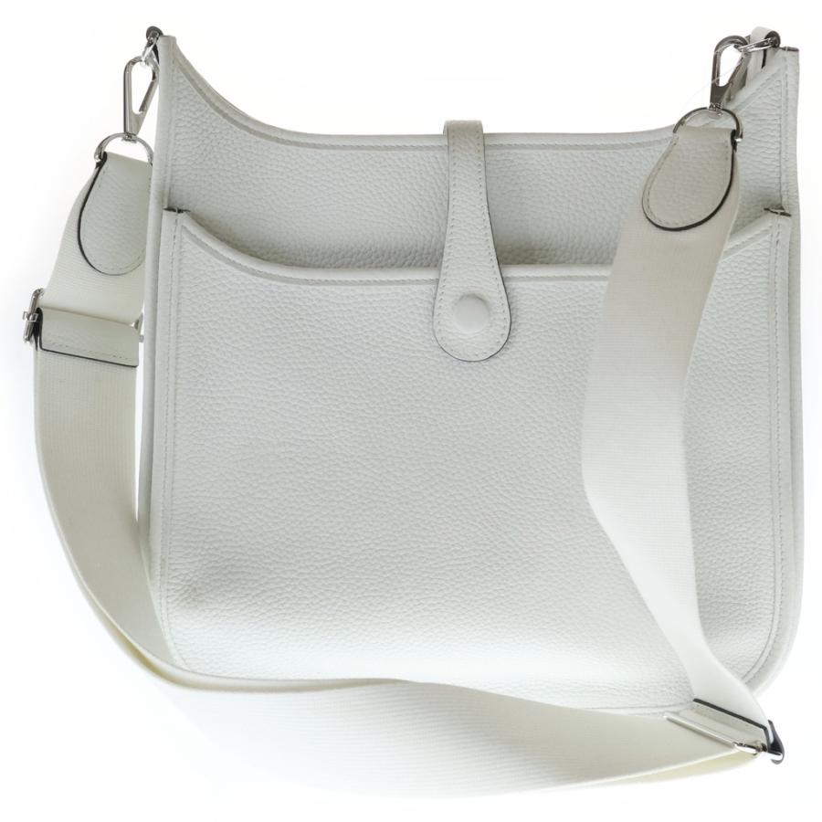 【美品】HERMES エルメス エブリンII PM トリヨン L刻印 ホワイト 美品】HERMES エルメス エブリンII PM トリヨン L刻印 ホワイト 【公式