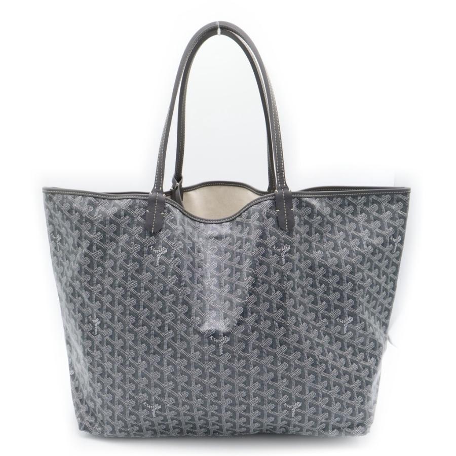 c*m様 正規品！美品！　ゴヤール　【サンルイGM】　グレー　★GOYARD☆ GOYARD（ゴヤール） サンルイGM トートバッグ ハンドバッグ グレー PVC