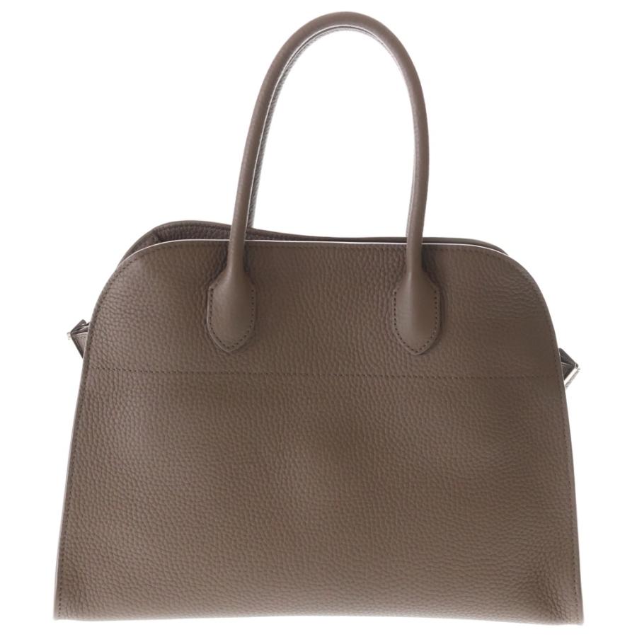 【美品】THE ROW マルゴー風　ブラウンバッグ THE ROW（ザ ロウ） ソフトマルゴー12 レザー 2WAY ハンド ショルダー