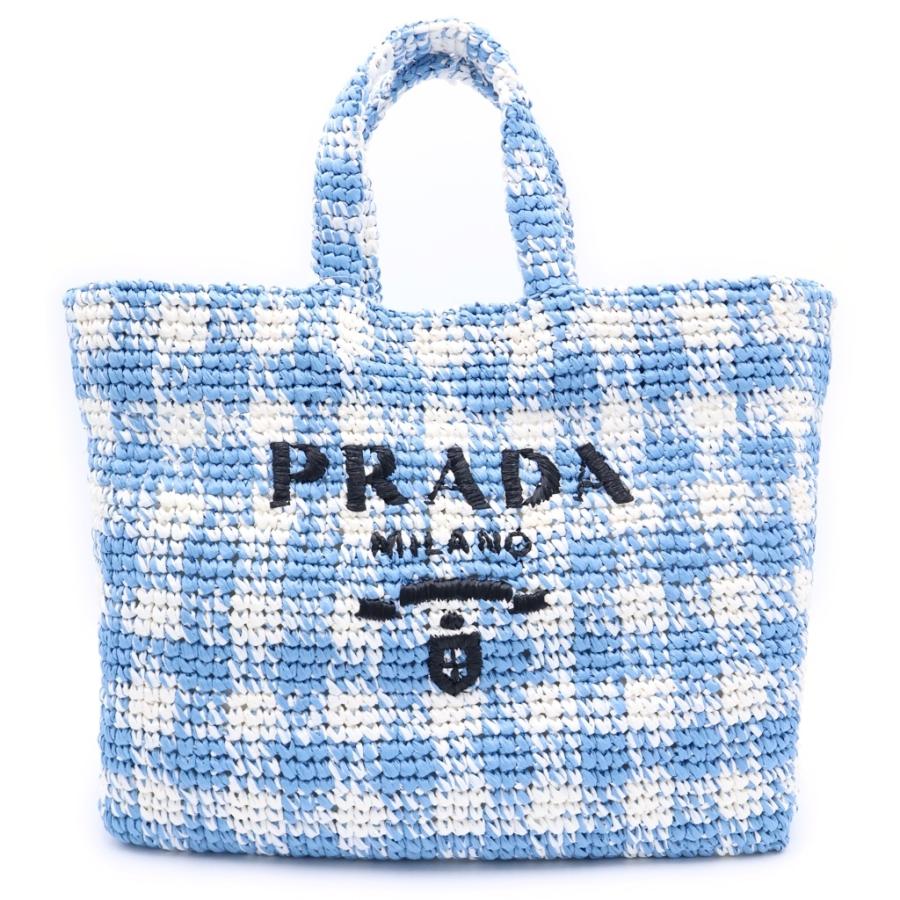 PRADA（プラダ） ラフィア カゴバッグ トートバッグ ハンドバッグ