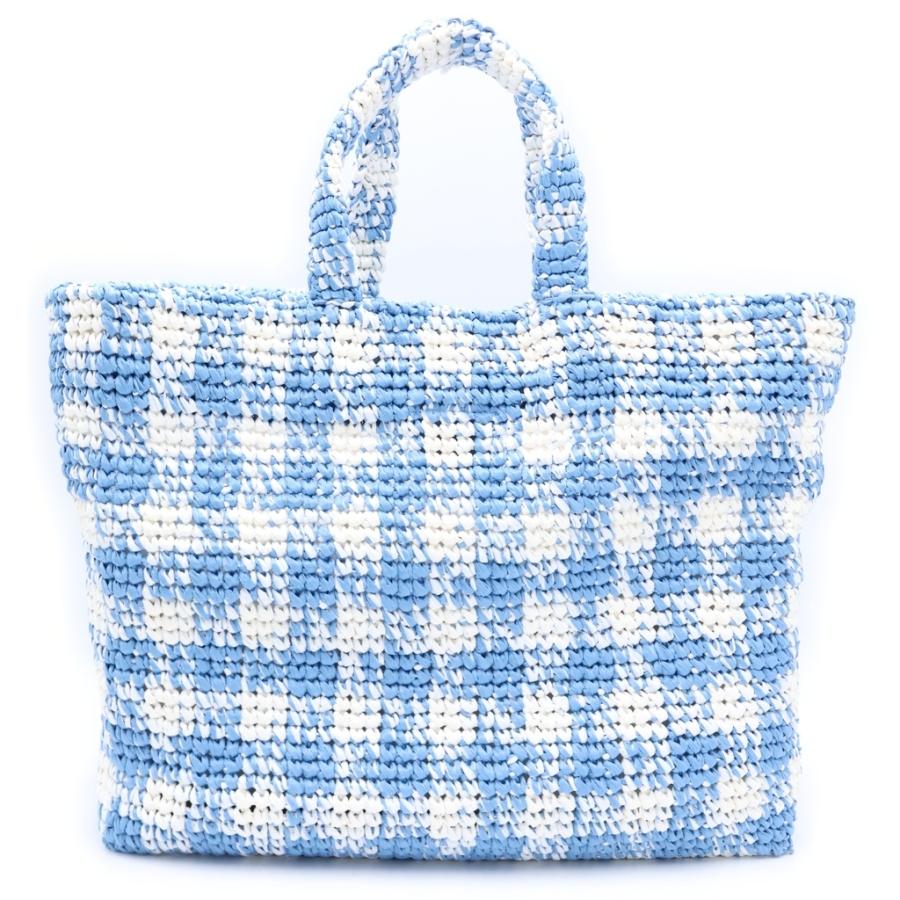 PRADA（プラダ） ラフィア カゴバッグ トートバッグ ハンドバッグ 