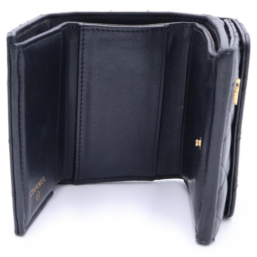 CHANEL（シャネル） ココマーク スペード×ハートチャーム 三つ折り財布