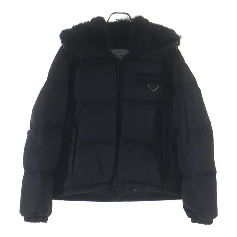 PRADA（プラダ） トライアングルロゴ ギャバジンパファーダウン 