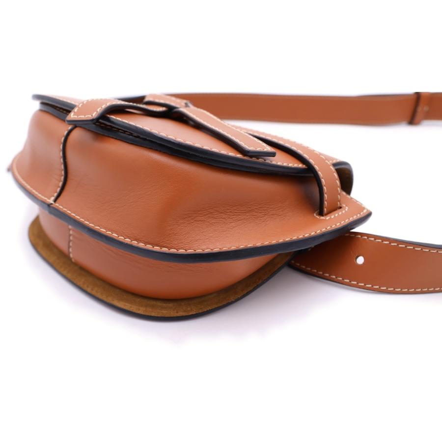 LOEWE（ロエベ） ゲートバッグ ミニ ショルダーバッグ ブラウン タン