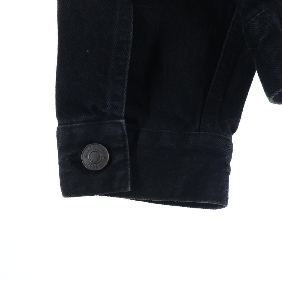 BALENCIAGA（バレンシアガ） バックロゴ デニムジャケット ブラック