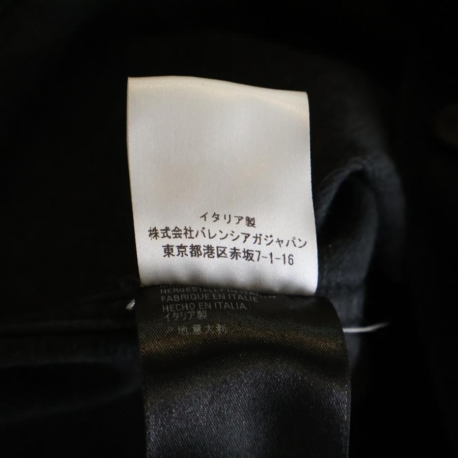 BALENCIAGA（バレンシアガ） バックロゴ デニムジャケット ブラック