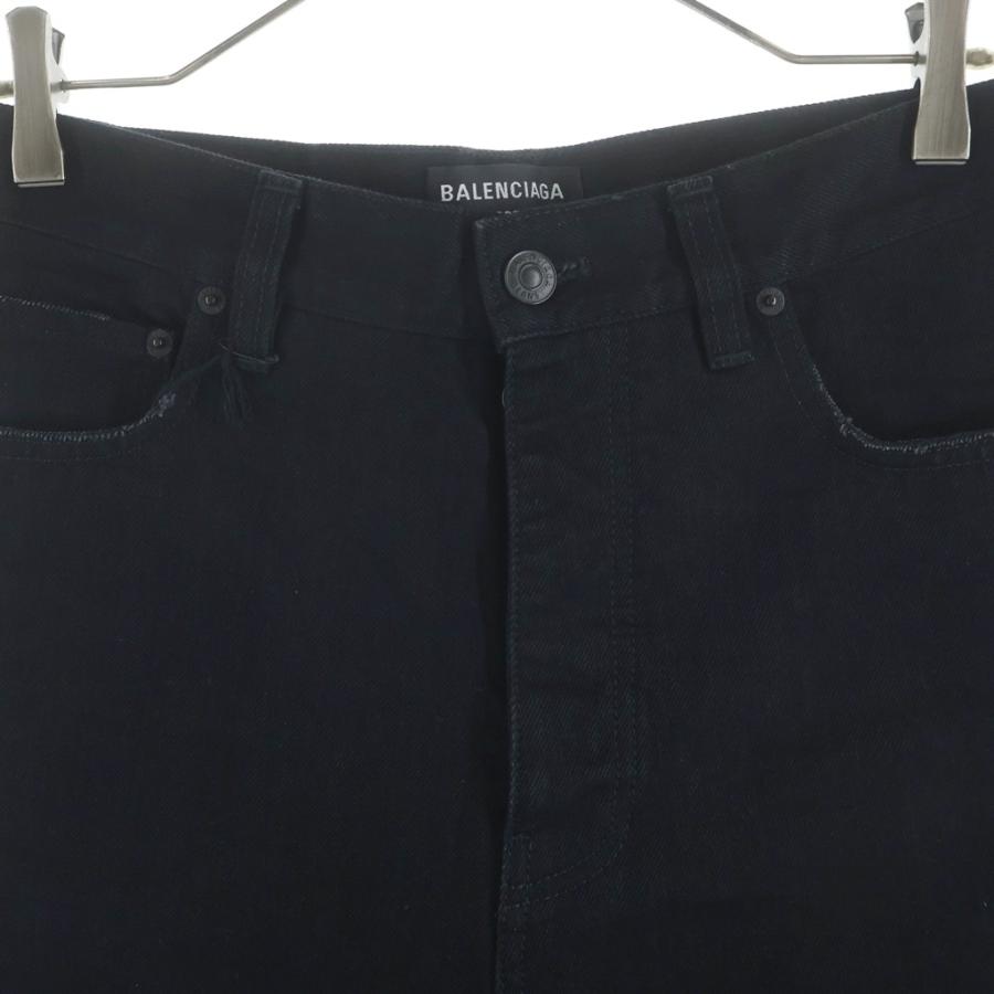 BALENCIAGA（バレンシアガ） スーパーバギーデニムパンツ ブラック #XS