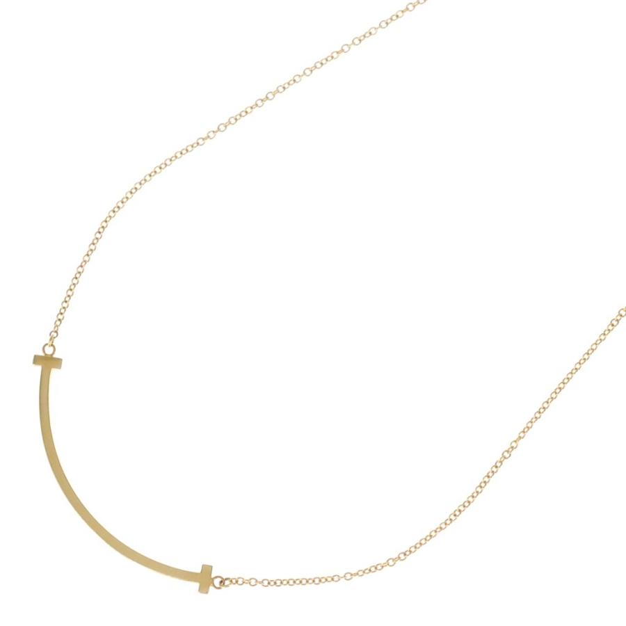 Tiffany & Co. Tスマイル ネックレス K18YG TIFFANY&Co.（ティファニー） TIFFANY & Co. Tスマイル スモール