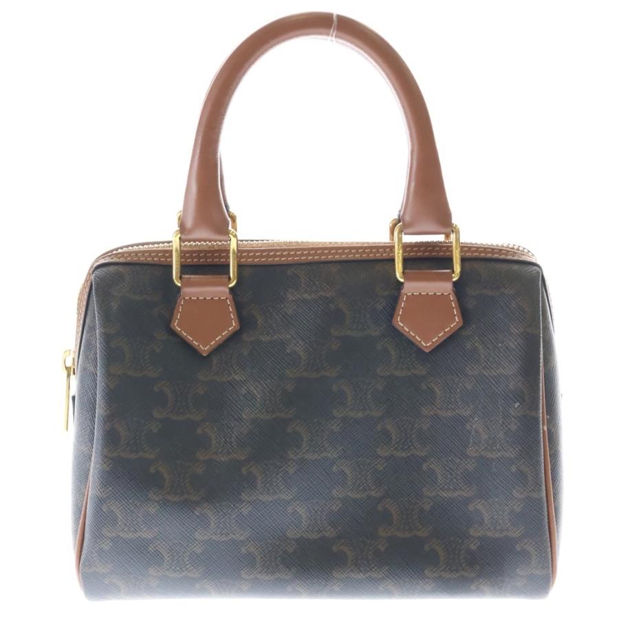 ミニボストン トリオンフ 2way 希少 CELINE（セリーヌ） トリオンフ スモールボストンバッグ 2WAYバッグ