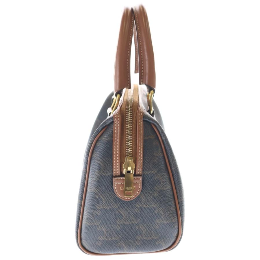 ミニボストン トリオンフ 2way 希少 CELINE（セリーヌ） トリオンフ スモールボストンバッグ 2WAYバッグ
