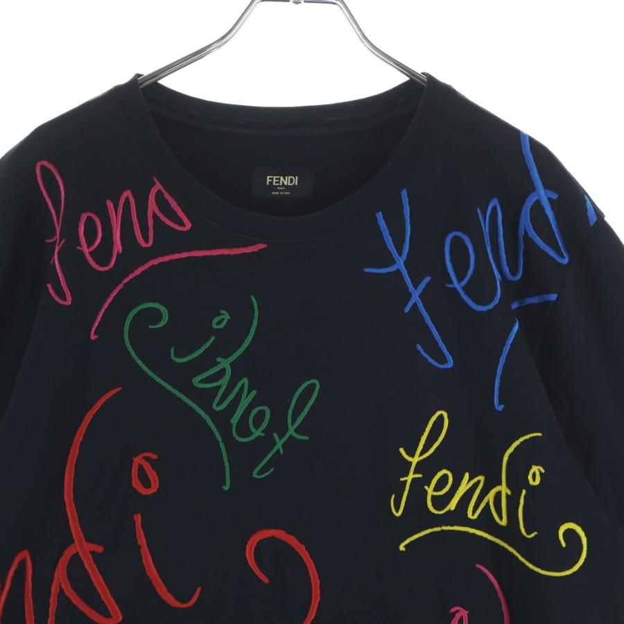 Fendi 刺繍デザイン Tシャツ 140 FENDI（フェンディ） ARTIST ALLOVER TEE フロントデザインTシャツ