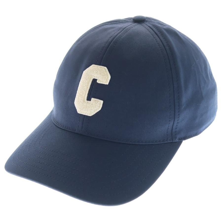 CELINE（セリーヌ） Cロゴ キャップ ネイビー コットン 2AUA2969P