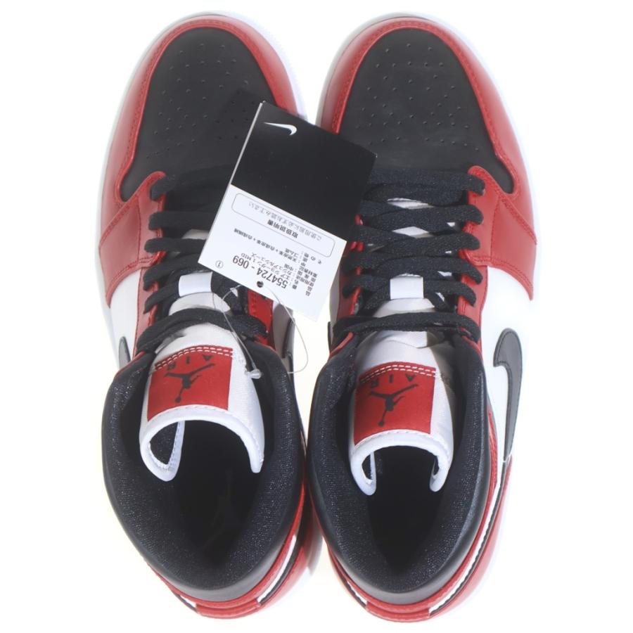 NIKE（ナイキ） AIR JORDAN 1 MID CHICAGO BLACK TOE エアジョーダン1 