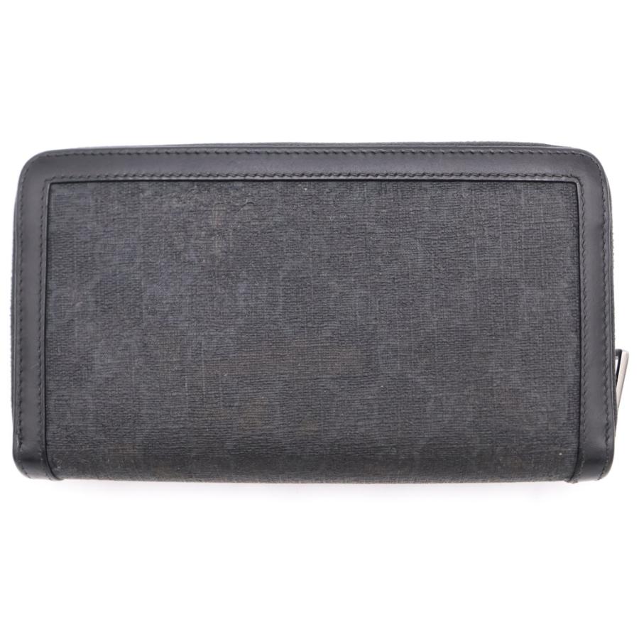 GUCCI（グッチ） GGキャンバス ロングウォレット 長財布 ブラック