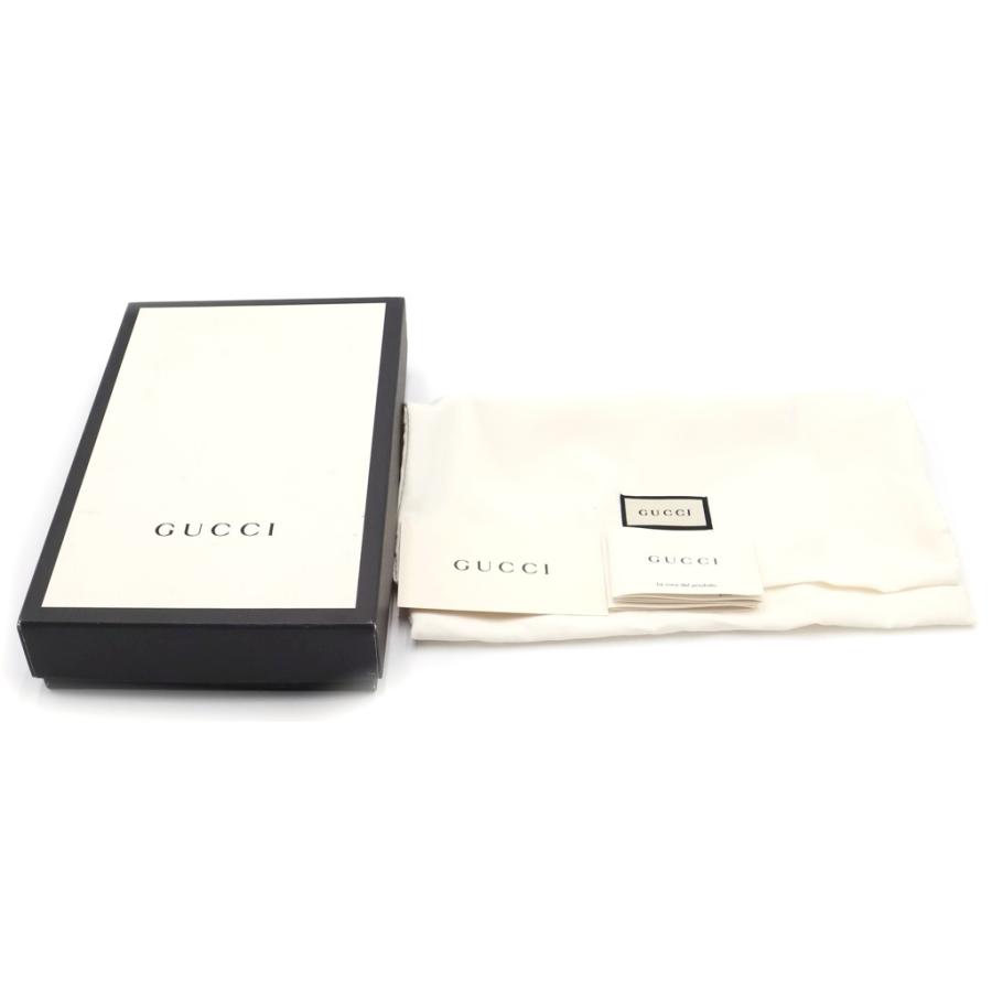 GUCCI（グッチ） GGキャンバス ロングウォレット 長財布 ブラック