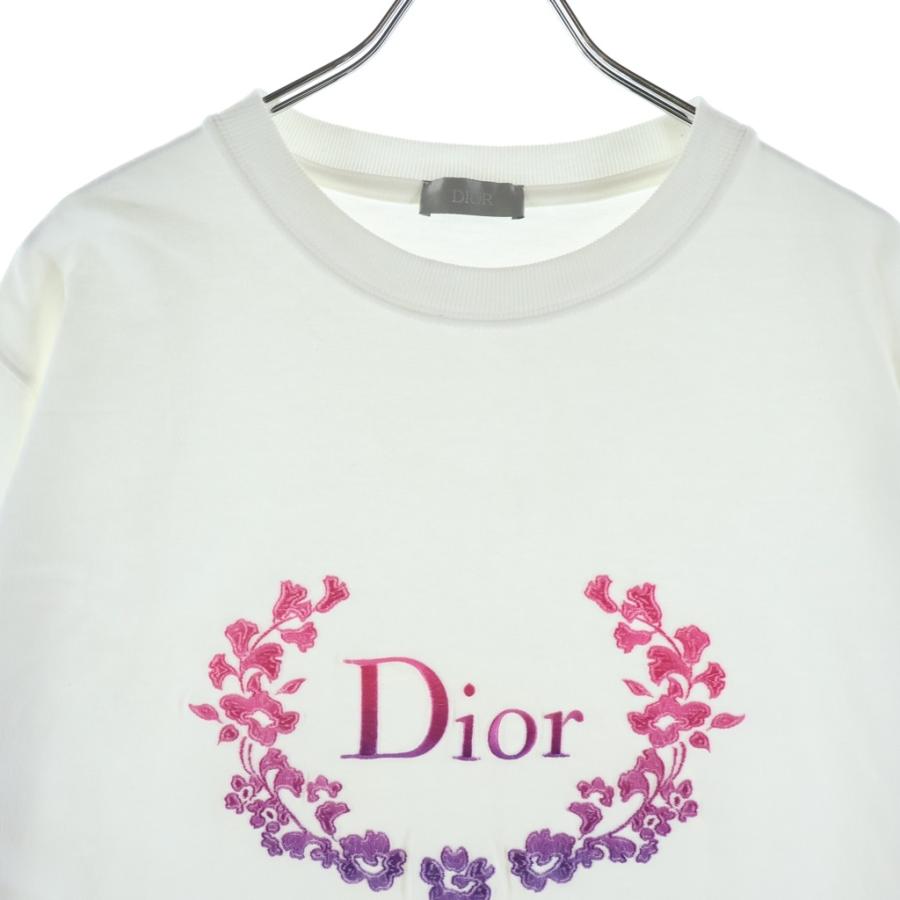 Dior HOMME ディオールオム 23SS ロゴエンブロイダリー クルーネック 
