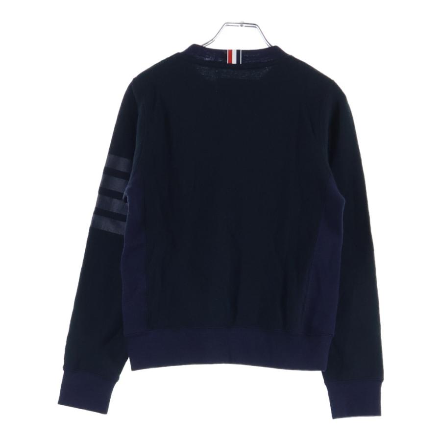 THOM BROWNE（トム ブラウン） ウール スウェットトレーナー ネイビー