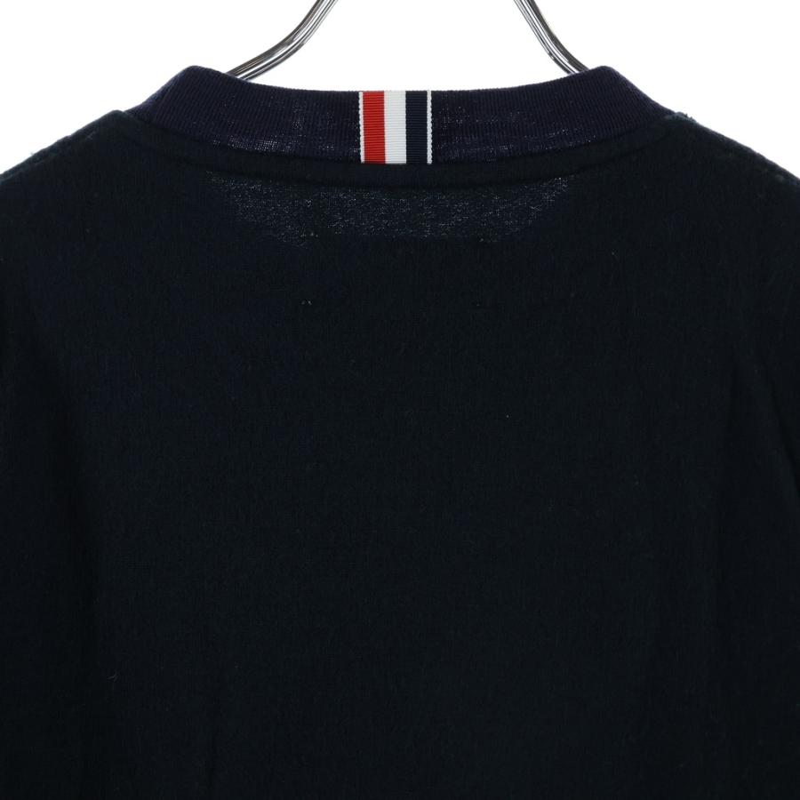 THOM BROWNE トムブラウン ウール スウェットトレーナー ネイビー MJT006AK7618 THOM BROWNE（トム ブラウン） ウール スウェットトレーナー ネイビー