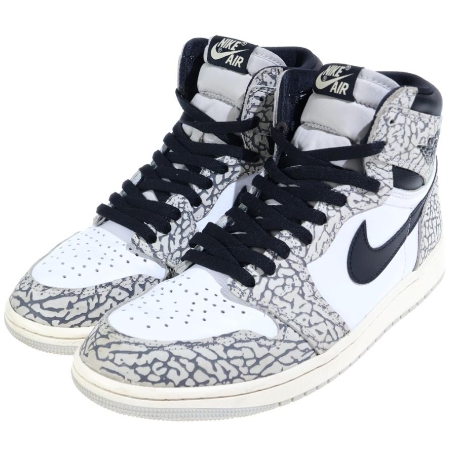 NIKE（ナイキ） AIR JORDAN 1 RETRO HIGH OG WHITE CEMENT ELEPHANT