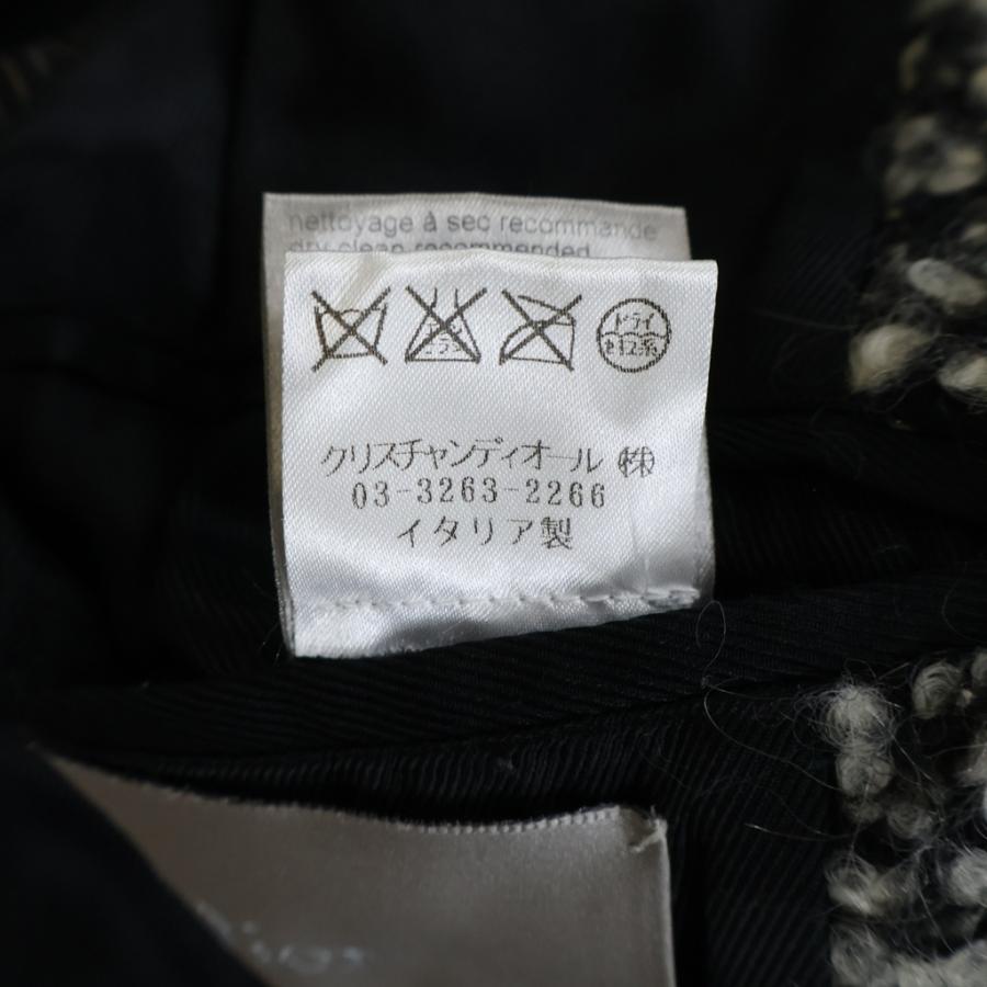 DIOR ディオール 09AW エディスリマン期 ウール ブークル コート