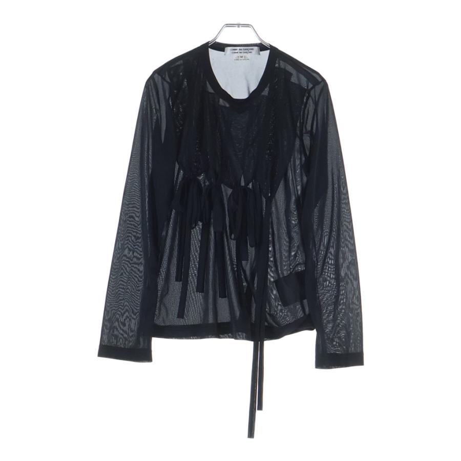 COMME des GARCONS コムデギャルソンコムデギャルソン クルーネック コムデギャルソン シースルーシャツ