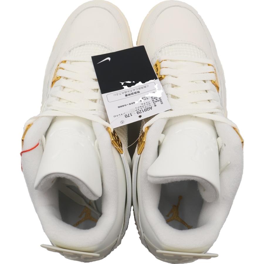 NIKE（ナイキ） WMNS AIR JORDAN 4 RETRO WHITE & GOLD AQ9129-170