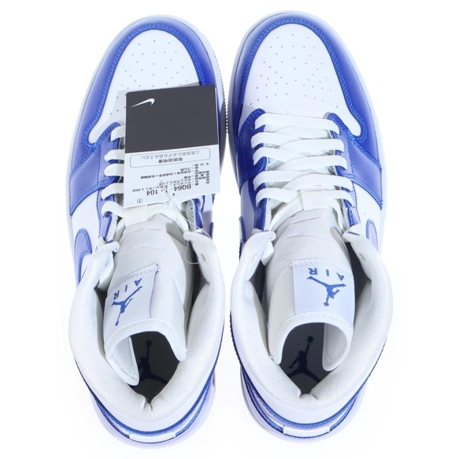 NIKE ナイキ WMNS AIR JORDAN 1 MID Kentucky Blue BQ6472-104 エアジョーダン 1 ミッド ケンタッキー ミドルカットスニーカーシューズ ブルー/ホワイト US10/27cm NIKE（ナイキ） WMNS AIR JORDAN 1 BQ6472-104 エアジョーダン 1