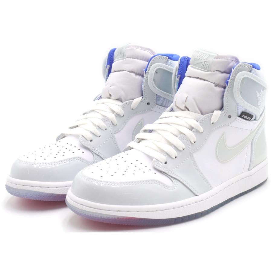 NIKE ナイキ AIR JORDAN 1 HIGH ZOOM RACER BLUE エアジョーダン1 ズーム レーサーブルー ハイカットスニーカー ホワイト CK6637-104 US9.5/27.5cm NIKE（ナイキ） AIR JORDAN 1 HIGH ZOOM RACER BLUE CK6637-104 エア
