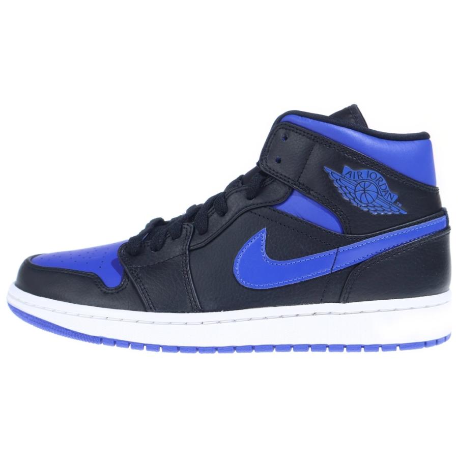 NIKE ナイキ AIR JORDAN 1 MID 554727-068 エアジョーダン1  ミドルカットスニーカー ブルー/ブラック US9/27cm NIKE（ナイキ） AIR JORDAN 1 MID 554727-068 エアジョーダン1? ミドル