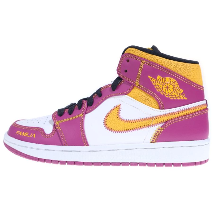 NIKE ナイキ AIR JORDAN 1 MID DOD DIA DE LOS MUERTOS エアジョーダン1 ディア・デ・ ムエルトス ミッドカットスニーカー パープル/イエロー US14/32cm DC0350-100 NIKE（ナイキ） AIR JORDAN 1 MID DOD DIA DE LOS MUERTOS DC0350-100