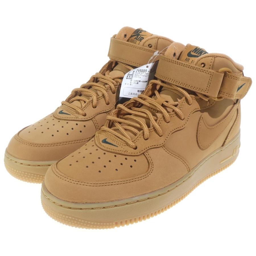 NIKE（ナイキ） AIR FORCE 1 07 MID FLAX 715889-200 エアフォース1