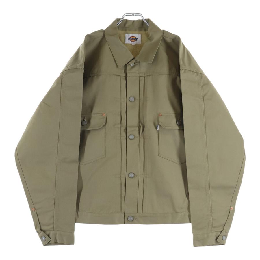 SAPEur サプール ×Dickies ディッキーズ コットン トラッカージャケット ベージュ 241M10S101 SAPEur サプール ×Dickies ディッキーズ コットン トラッカー