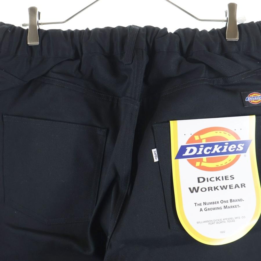 SAPEur サプール ×Dickies ディッキーズ チノワークパンツ ブラック